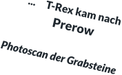 ...     T-Rex kam nach Prerow  Photoscan der Grabsteine